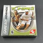 Top Spin 2 Nintendo 2k Sports Game Boy Advanced New Sealed