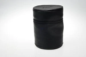 Leica custodia per obiettivo in morbida pelle nera con cerniera (H-4" Dia-2,5") #G630 - Foto 1 di 6