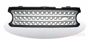 Front Grille Black & Silver W163 Look RANGE ROVER L322 Supercharged 06-09 - Foto 1 di 1