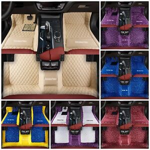 For Smart Fortwo Forfour All-weather PU Leather Waterproof 3D Car Floor Mats