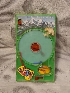 Vintage Tomy Pocket Game GONE FISHIN' 1970's Handheld Fishing Game Tested - Picture 1 of 3