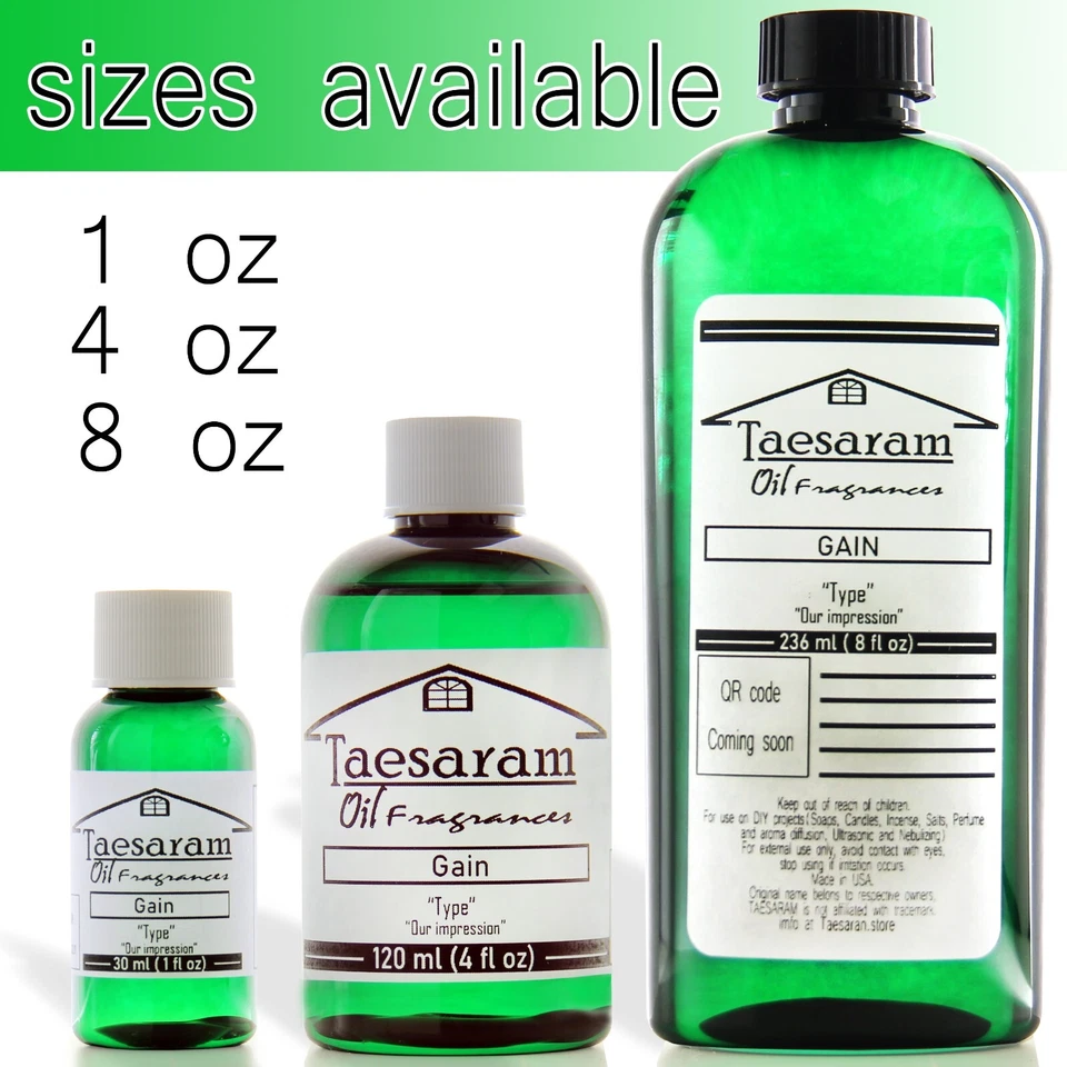 Gain oil essential fragrance Aroma "Type" Our impression uncut Premium Oil scent - Image 1 of 4