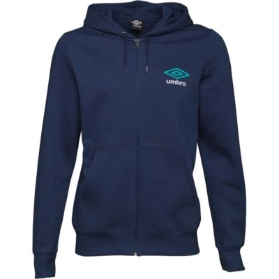Umbro Mens Official Full Zip Hoody Navy/Ceramic/White NEW (All Sizes) — 第 1/2 张图片