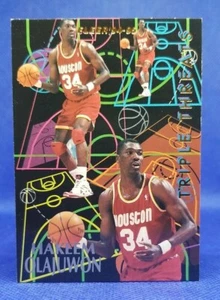 1994-95 Fleer Triple Threats Hakeem Olajuwon #6 HOF Houston Rockets - Picture 1 of 4