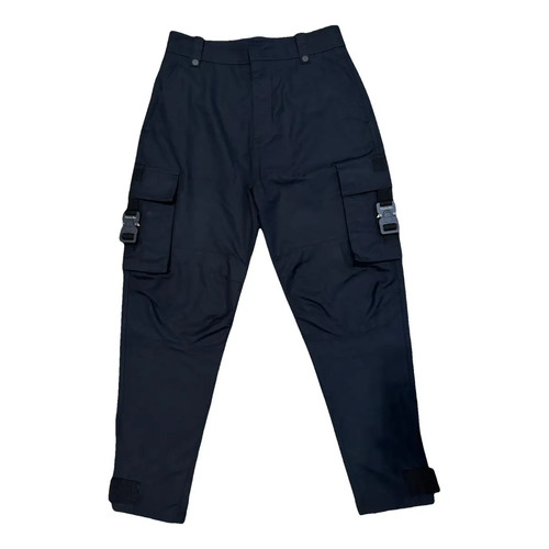 Pantaloni cargo Dior X Alyx 2019 AW Kim Jones fibbia tecnica blu navy
