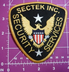 SECTEK INC Security Services patch-new - Picture 1 of 2