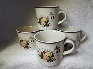 Juego de 4 tazas/tazas de café Royal Doulton Lambeth de gres Cornwall - Imagen 1 de 3