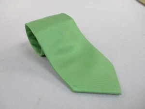 Haines & Bonner of London All Silk Handmade Men's Necktie Green - Picture 1 of 7