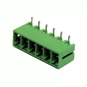 Enchufe de bloque de terminales enchufable de cabezal de 5 piezas 6P 8A300V 3,81 mm ECH381R-06P Dinkle - Imagen 1 de 5
