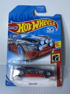 New Hot Wheels Daredevils Rally Cat Diecast Car 5 Of 5 Scale 1:64 MOMC 2017 - Image 1 of 4