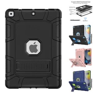 Militär stoßfeste robuste Ständer Schutzhülle für iPad 9. 8. 7. Gen 10,2 Zoll - Bild 1 von 24