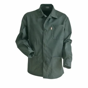 Mens Jacket with Button Collar Knight 200217 PLINTHE green XXL FR6 LMA Brand New - Picture 1 of 1