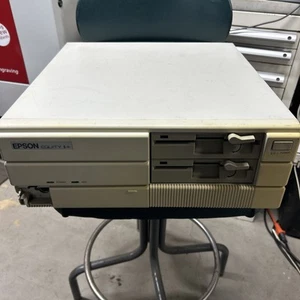 Vintage Epson Equity II+ PC Computer Model Q130A - Powers Up - Picture 1 of 14