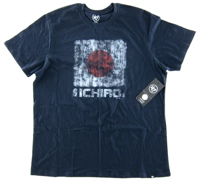 NUEVO CON ETIQUETAS 47 Marca MLB Pasatiempo Ichiro Suzuki Seattle Salón de la Fama Camiseta Azul Marino XL Foto 1 de 4