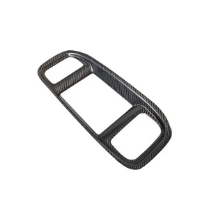 Real Carbon Console GPS Navigation Panel Cover Trim for Dodge Charger 2015-2022 - Picture 1 of 5