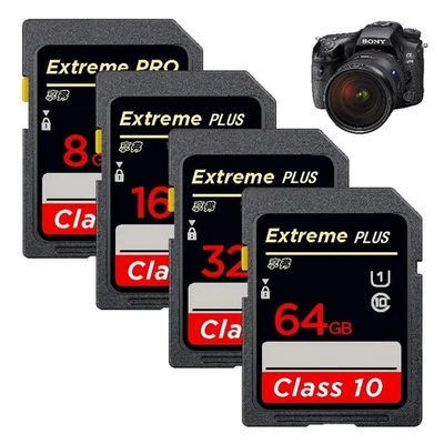 High speed Class 10 SD Card 8GB 16GB 32GB 64GB 128GB 256GB carte sd Memory Card - Image 1 of 4