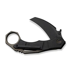 WE Knife Tayra Karambit 24069-1 Black Titanium M390 Steel Knife - Picture 1 of 8