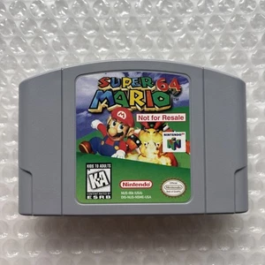 Super Mario 64 Nintendo 64 no para reventa NFR auténtico probado - Imagen 1 de 8