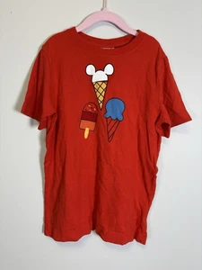 H&M X Disney Collab Tee Shirt Mickey Ice Cream Size 8 Boys - Picture 1 of 3