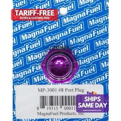 Magnaflow Fuel Systems MP-3001, One Purple Aluminum #8 O-Ring Port Plug Performa - Image 1 of 4