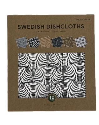 Surtido de paños de cocina suecos reutilizables (paquete de 12) Foto 1 de 3