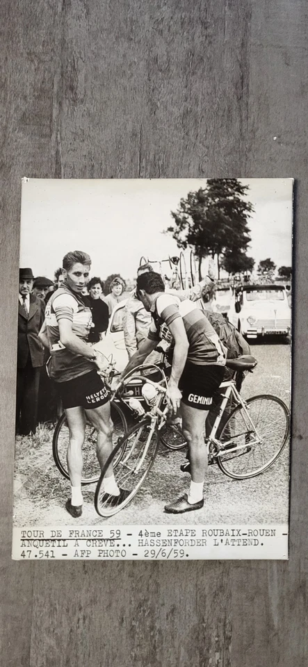 PHOTO   PRESSE  CYCLISME /    JACQUES   ANQUETIL  - Photo 1/1