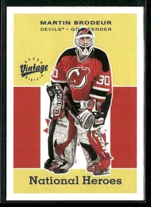 2000-01 Upper Deck Vintage - Eroi Nazionali #HH14 Martin Brodeur  - Foto 1 di 2