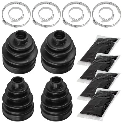 2 Rear Axle Inner Outer CV Boot Kit for Yamaha Grizzly 450 YFM450F 4X4 2007-2010 - Image 1 of 4