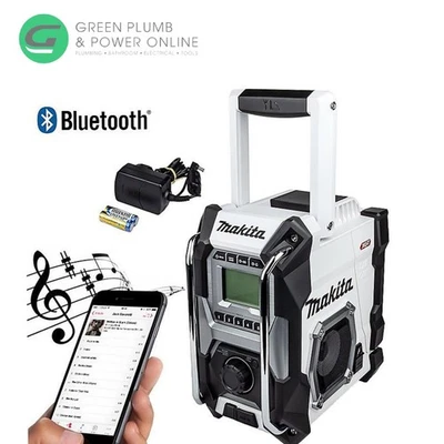 Makita MR002GZ 230V or 12/18/40V AM / FM Bluetooth Site ***Cheapest On Ebay*** - Image 1 of 4