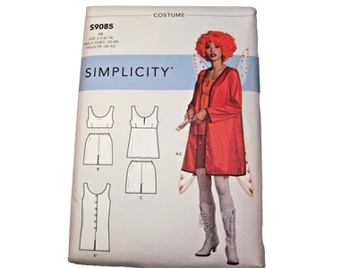 Simplicity Costume Robe Romper Top New Uncut Pattern S9085 H5 US Sizes 6-14 B2 - Image 1 of 4
