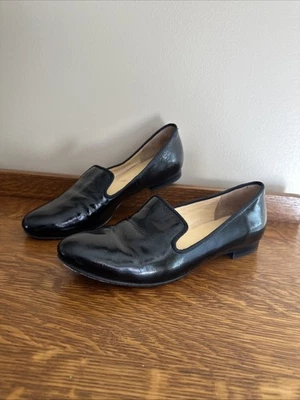 Cole Haan Skimmer Loafer Black  Patent Leather Shoes - Size 8 Women - Image 1 of 4