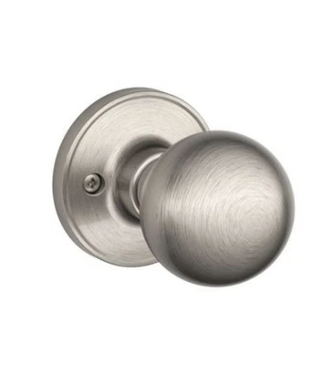 2 SCHLAGE Non-turning Satin Nickel Dummy Corona Door Knobs J170 CNA 619 NEW - Image 1 of 2