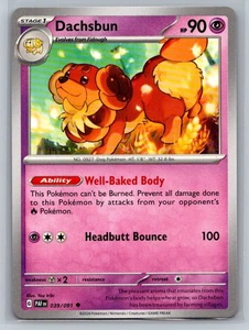 Dachsbun #039/091 SV: Paldean Fates Uncommon - Pokemon Cards H22 - Picture 1 of 2
