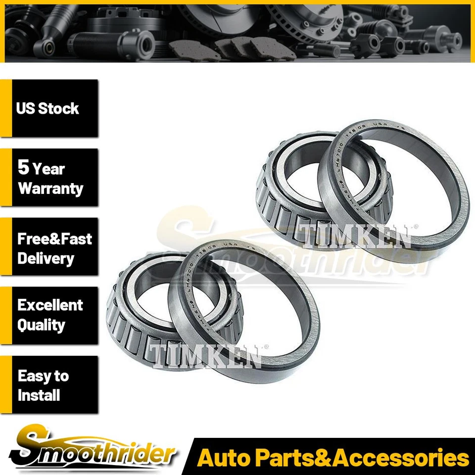 Timken 2pcs Rear Outer Wheel Bearing and Race Set For AMC AMX 1978 1979 1980 - Image 1 of 4