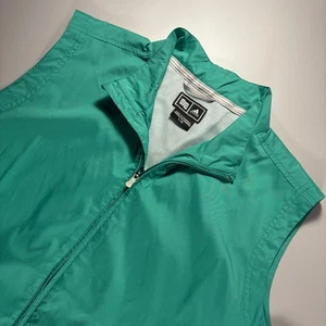 Adidas Weste Damen L/G Full Zip ärmellos Golf sportlich grün Taschen - Bild 1 von 14