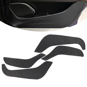 4 Pcs Door Anti Kick Pad Protection Cover Trims For 2017-2019 Alfa Romeo Stelvio - Picture 1 of 12