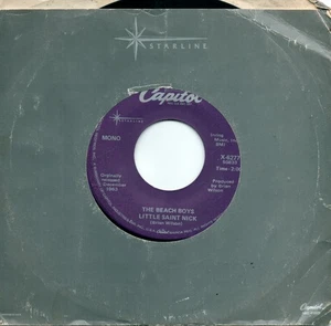 BEACH BOYS - LITTLE SAINT NICK / THE LORD'S PRAYER              (M-) - Bild 1 von 1