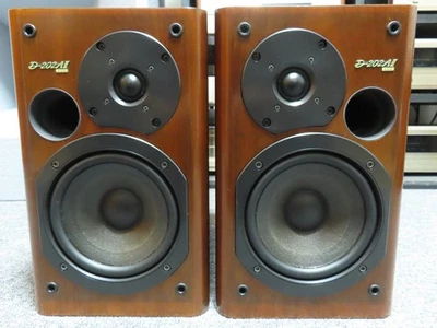 Par de sistemas de altavoces ONKYO D-202AII raro probado funciona Japón FedEx GS03 11,5/PC Foto 1 de 4