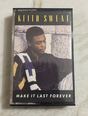 1987 Keith Sweat Make It Last Forever Cassette Tape Elektra Records 80s R&B Soul - Image 1 of 4