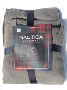 Juego de pijama térmico tejido gofre Nautica para hombre, grande. - Imagen 1 de 3