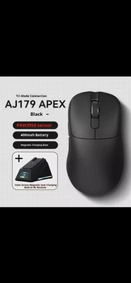 AJAZZ AJ179 APEX Wireless Gaming Maus PAW3950 mit drahtlosem Ladegerät - Bild 1 von 4