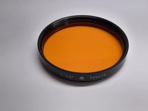 72mm clean genuine Orange filter for 3M-5CA Mir-38B Tair-3 and other lenses - Picture 1 of 3
