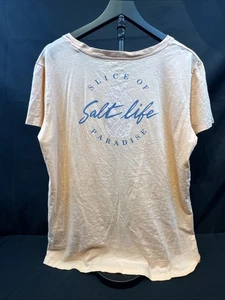 Camiseta para mujer Salt Life Slice Of Paradise talla X-grande naranja - Imagen 1 de 3