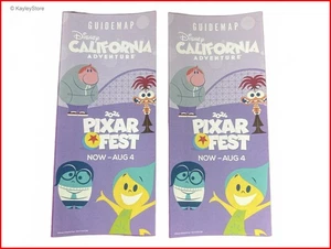 Mapa guía del festival Pixar Adventure Disney California 2024 - raro y como nuevo JULIO AGOSTO - Imagen 1 de 10