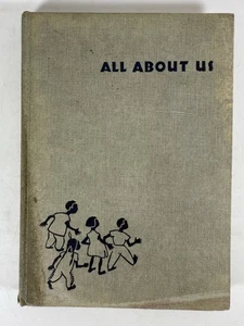 All About Us by Eva Knox Evans 1947,7th Printing Illustrated Einstein Statement - Picture 1 of 12