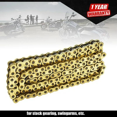 ✅ Paso x 130 530 X 130 Junta tórica de oro Cadena de transmisión Junta tórica 530 eslabones Anillo tórico maestro Foto 1 de 4