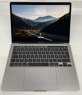 MacBook Pro A2251 13" i7 10th Gen 16GB RAM 512GB SSD Grade B - Swedish QWERTY - Image 1 of 4