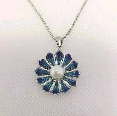 Colar de prata esterlina 925 pérolas Vantel  - Imagem 1 de 4