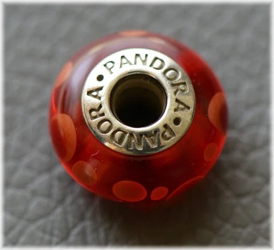 pandora charm original gebraucht Farbe: Rot-Braun - Bild 1 von 4