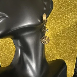 Tory Burch Ohrringe Double Logo Gold - Bild 1 von 7